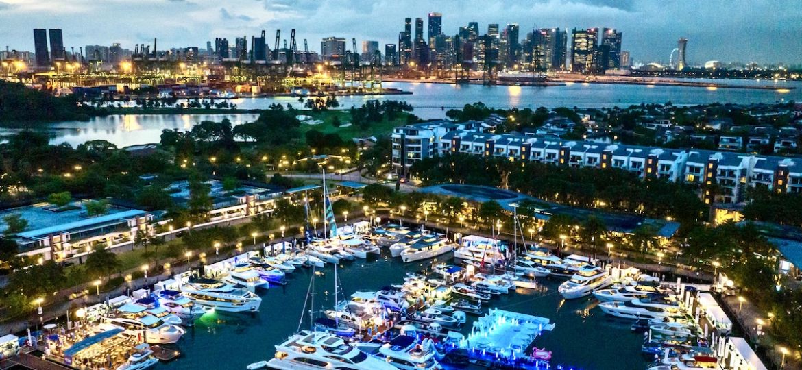 Superyachts on display at the Singapore Yachting Festival - sea lync asia