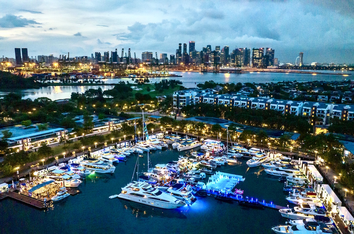 Superyachts on display at the Singapore Yachting Festival - sea lync asia